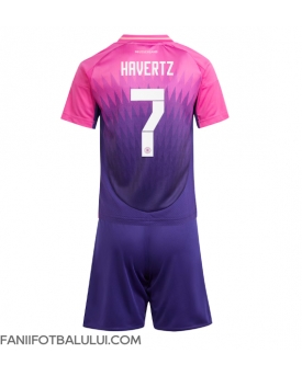 Germania Kai Havertz #7 Echipament de Fotbal Replică European 2024 Copii Deplasare (+ Șorturi)